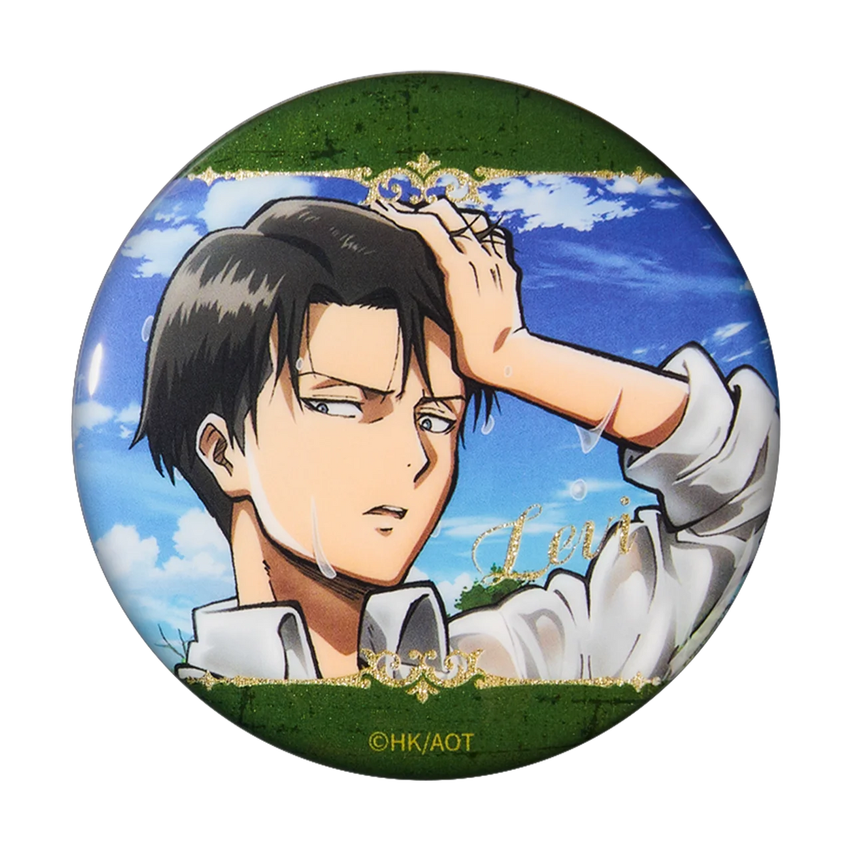 58mm Anime Attack on Titan Eren Jaeger Nanaba Hange Zoe Annie Leonhart Cosplay COSTUME Badge Pin SPTE Tinplate Brooch﻿ Xmas Prop