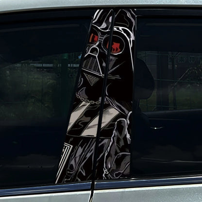 Graffiti Anime Mandalorian Yoda Car B Pillar Sticker