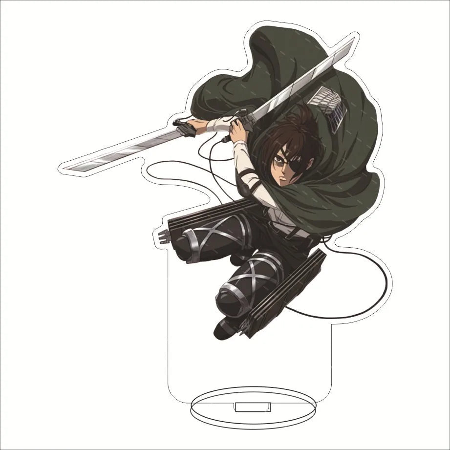 16CM Anime Acrylic Stand‌ Attack on Titan Connie Springer Mikasa Ackerman Eren Jaeger Armin Arlert Cos Figure Ornaments Gifts