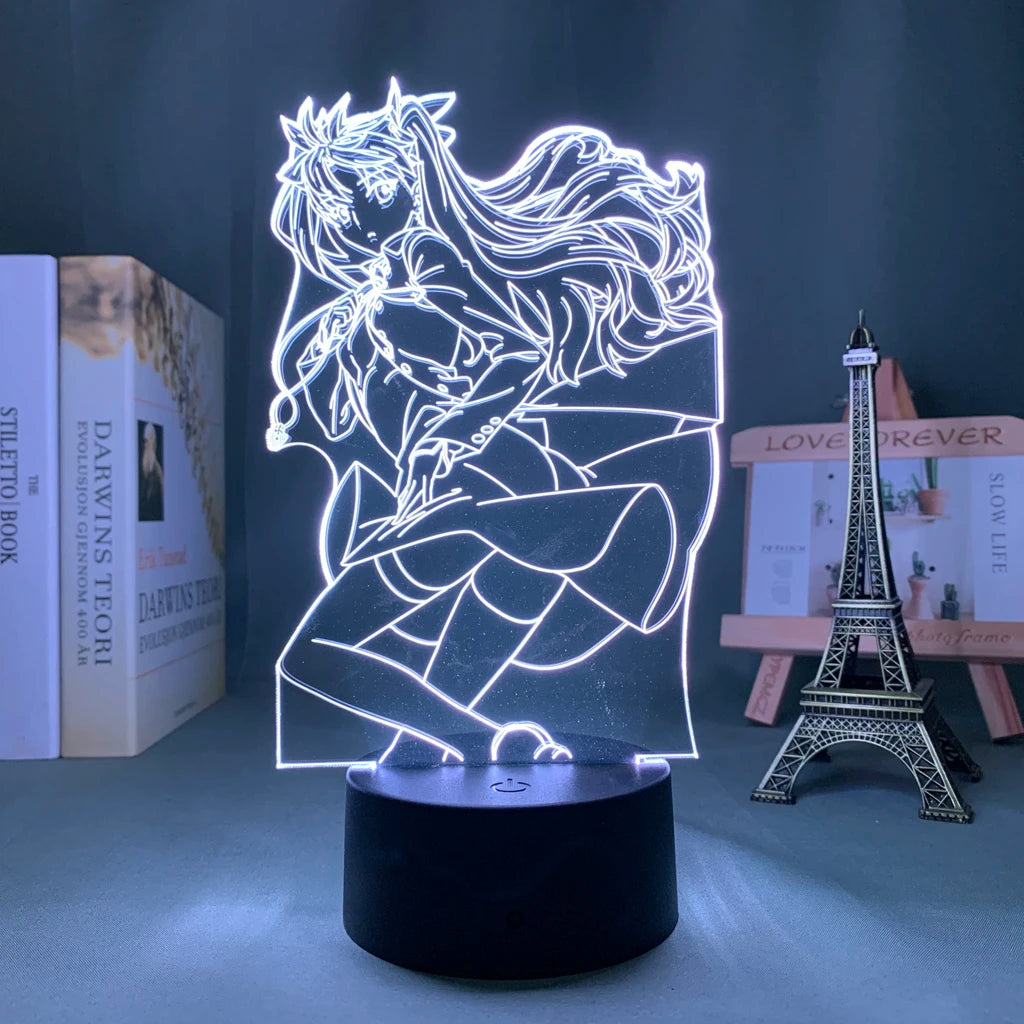 Anime 3d Light Fate Stay Night Saber for Bedroom Decor