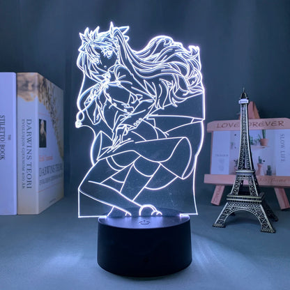 Anime 3d Light Fate Stay Night Saber for Bedroom Decor