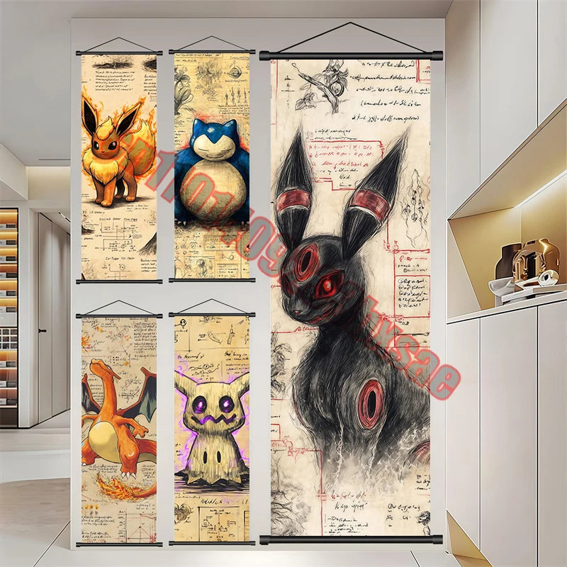 Pokemon Gengar Canvas Poster