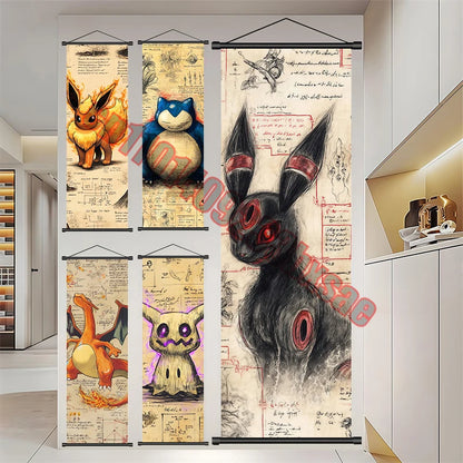 Pokemon Gengar Canvas Poster