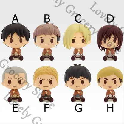 Anime Erwin Smith Shingeki No Kyojin Attack on Titan Annie Leonhart Jean Kirstein Cosplay Figurine Model Garage Kits Fans Gift
