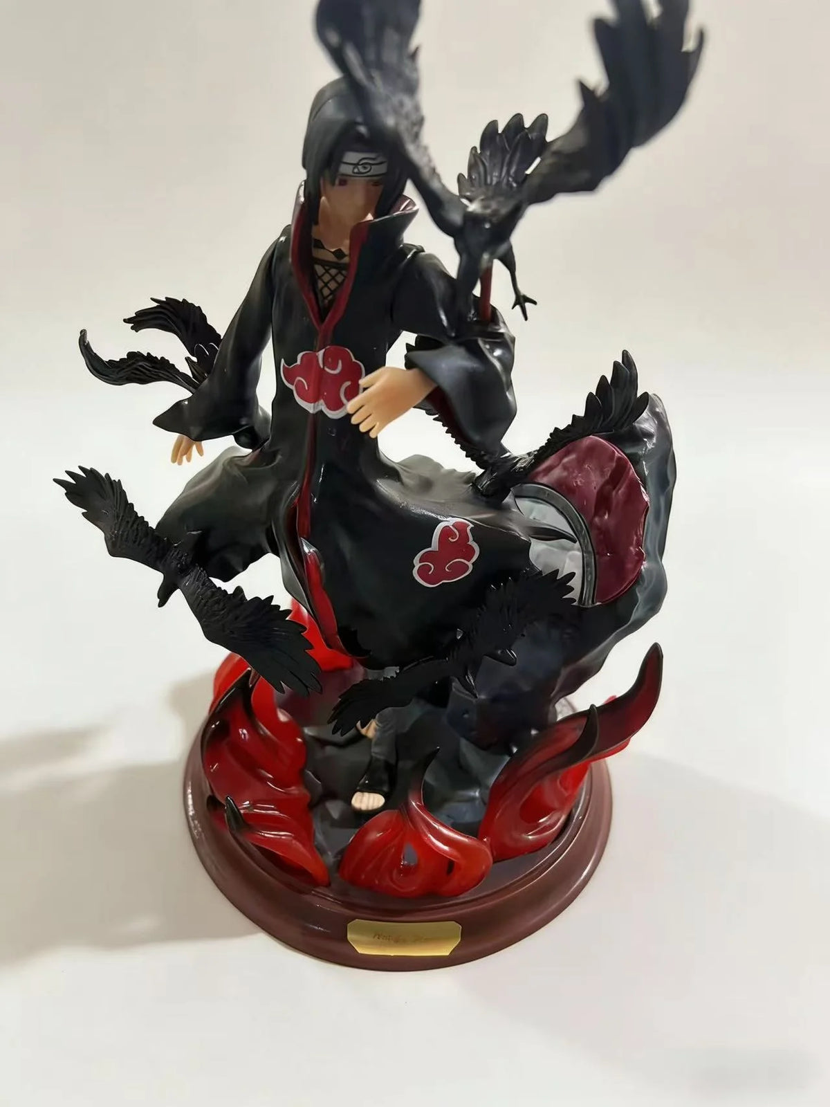 Naruto Anime Figure Uchiha Itachi Pvc Action Figure Toy Naruto Shippuden Uchiha Itachi And Crow Collection Model Toy 25cm