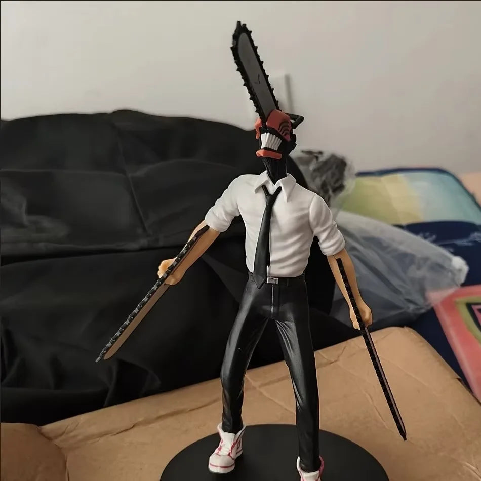 19cm Chainsaw Man Denji Anime Figure Denji/Power Action Figure 1560 Chainsaw Man Denji Figurine Adult Collectible Model Doll Toy