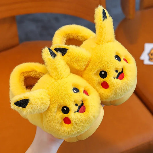 Pokemon Pikachu Plush Slippers