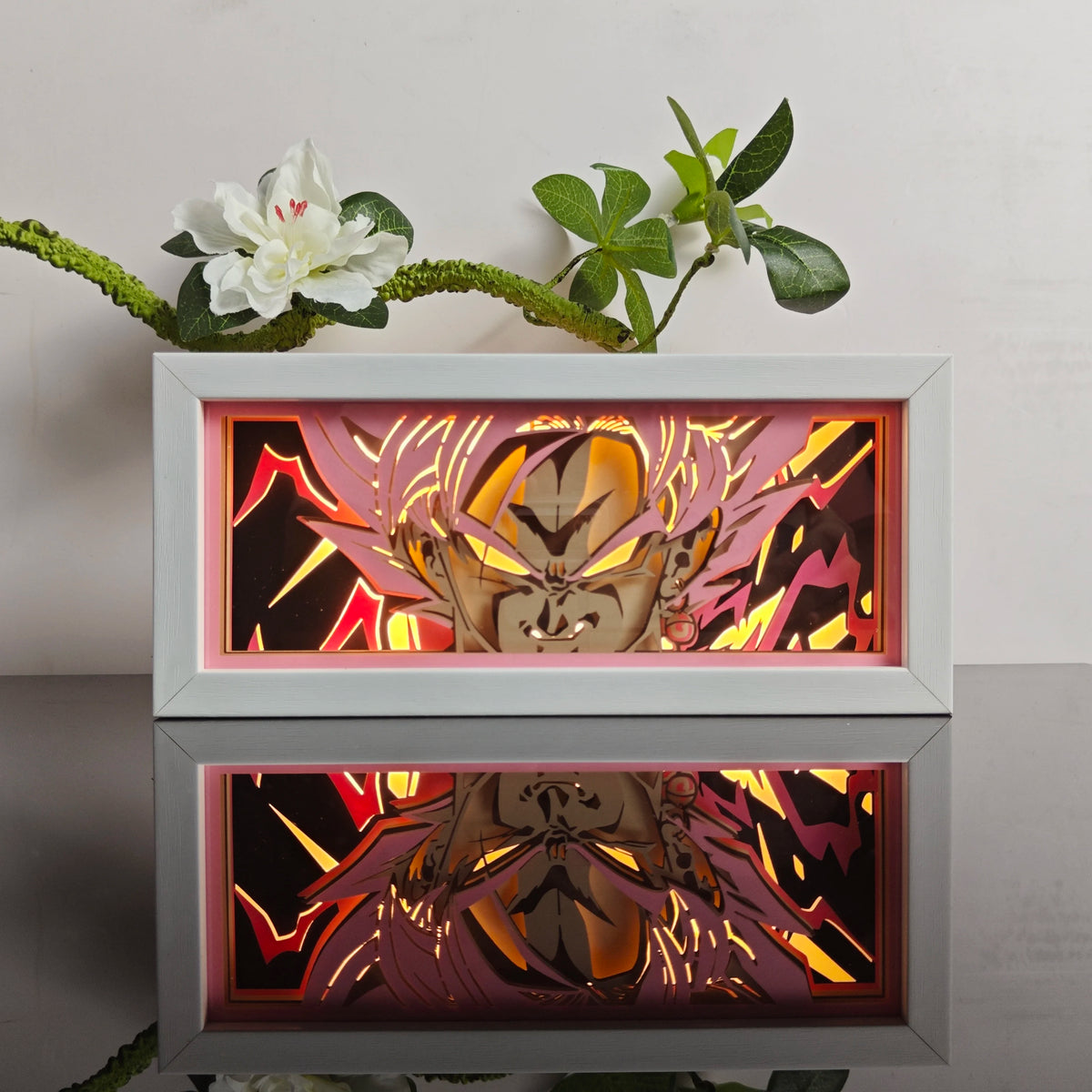 Anime Paper Carved LED Lamp