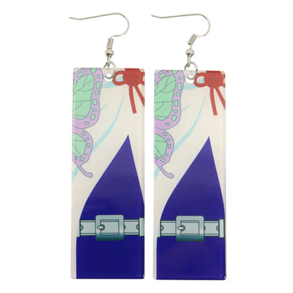 Demon Slayer Tanjiro Hanafuda Earrings