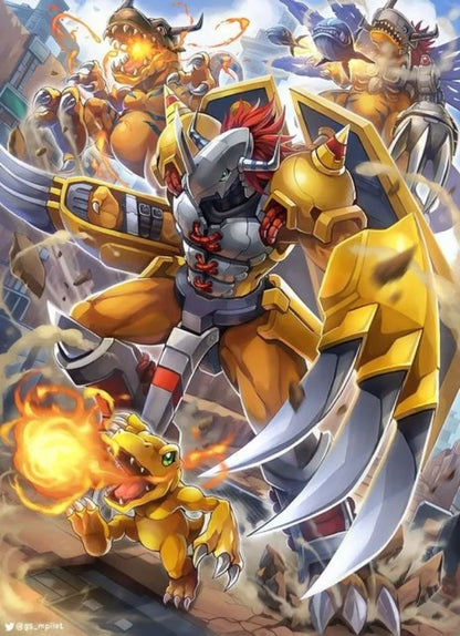 Digimon Archaean Beast Diamond Painting