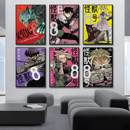 Kaiju No. 8 Vintage Poster