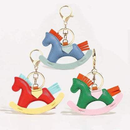 Horse Pony Tassel Keychain