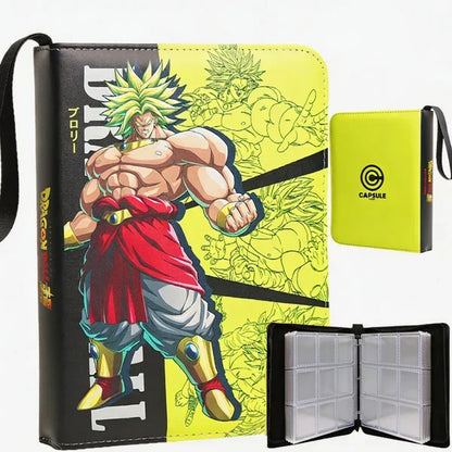 400pcs/900pcs Anime Dragon Ball Vegeta Folder Binder card Holder Game Cards Album Book Collection Cards Storage bag Kids Gifts