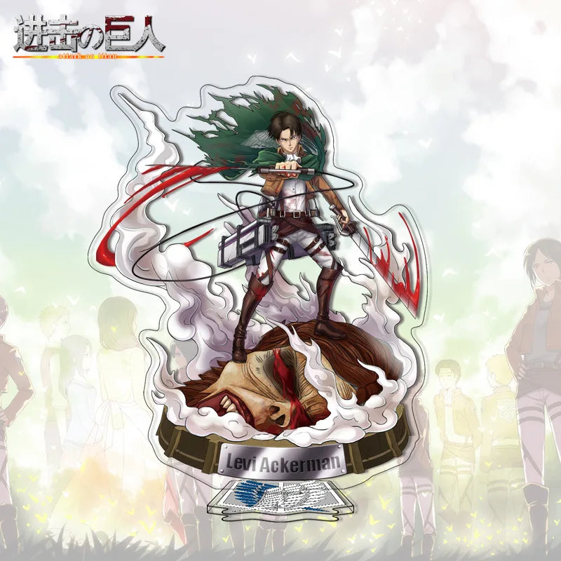 Attack on Titan Acrylic Stand 41-80 Anime Figure Custom Made One Piece Drop Shipping Wholesale Distributor Merchandise
