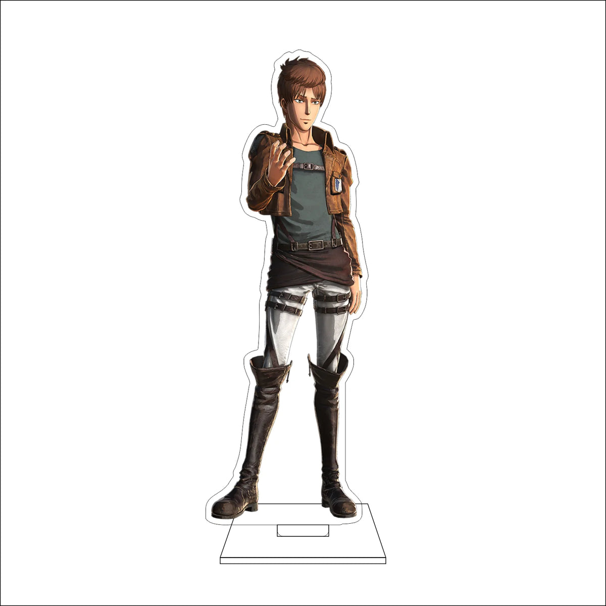 16CM Anime Attack on Titan Cosplay Acrylic Figure Stand Plate Eldo Gin Floch Forster Ornaments Gifts