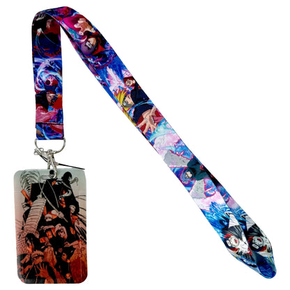 Anime Cartoon Credential Holder Lanyard