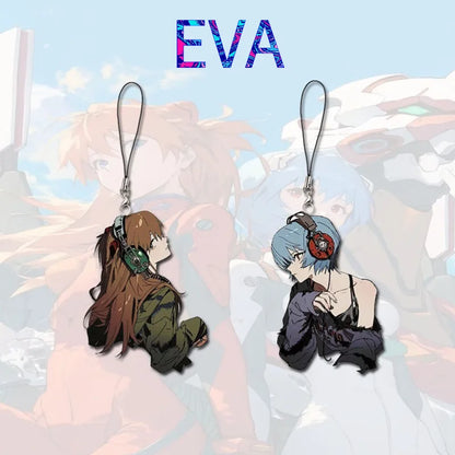 Evangelion Asuka Keychain