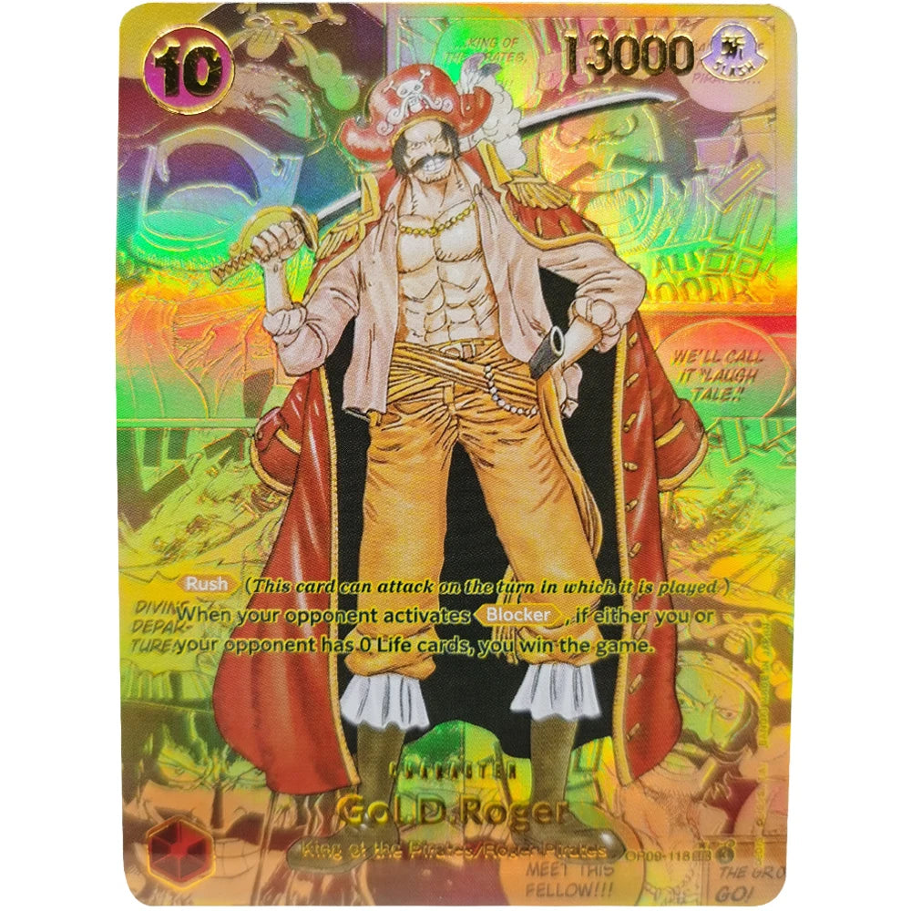 ONE PIECE Collection Cards GAME Monkey.D.Luffy Portgas.D.Ace Sabo  EN DIY High Quality Self Made Game Anime Cards Gift Toy