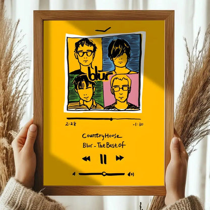B-Blur Band Poster