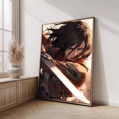 Modern Art Attack on Titan Anime Poster, Anime Lover Gift, Home Living Room/room Decoration Canvas Painting Cuadros
