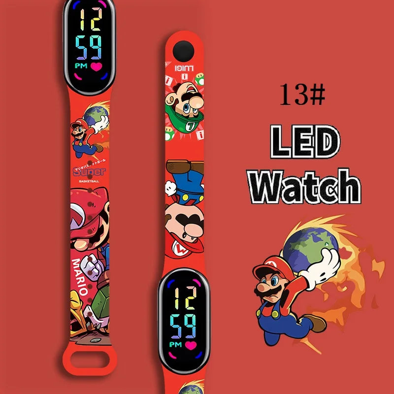 Kids LED Watch Touch Control Digital Silicone Strap