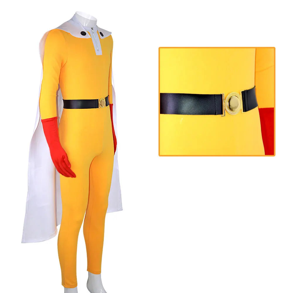One Punch Man Saitama Cosplay Suit