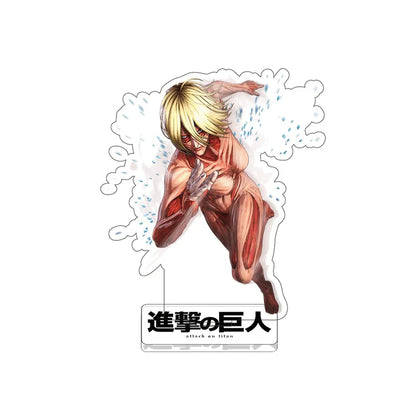 Gift Eren Levi Mikasa Attack on Titan Acrylic Transparent Standee Desk Decoration Anime Collectible Figure Display Ornament