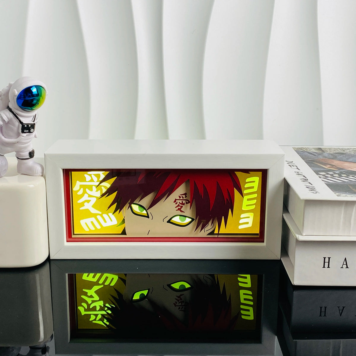Anime Paper Carved LED Lamp