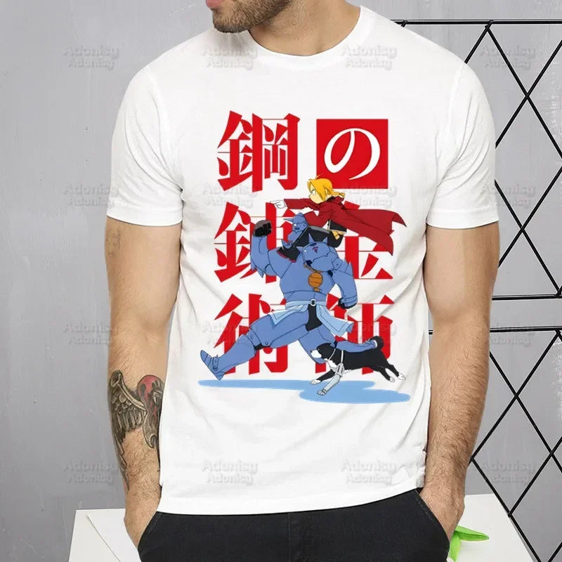 Fullmetal Alchemist Alphonse Elric T-Shirt – Harajuku Short Sleeve