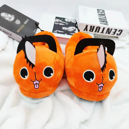 Chainsaw Man Pochita Plush Slipper