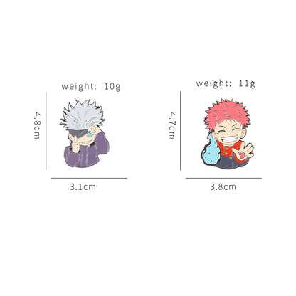 Anime Enamel Character Brooch