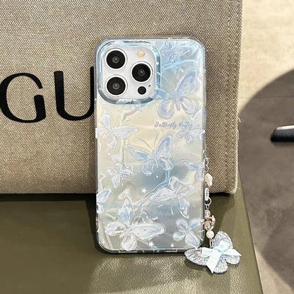 Cute Butterfly Bow Case For Realme Note 50 60 C75 C63 C61 C55 C67 C15 C12 C25 C21Y 13 12 Pro 11 10 C30 C31 C33 C35 C53 C51 Cover