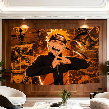 N-NARUTO Naruto Uzumaki-N flag Decorative Banners Suitable For Outdoor Camping Family Parties And Garden Walls Gift