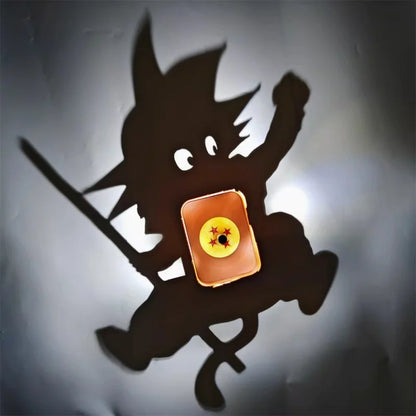 Anime Conan Goku Shadow Lamp