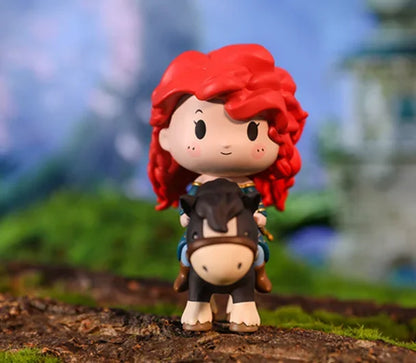 POP MART Disney Princess Exclusive Ride Series Blind Box Toys Mystery Box Mistery Caixa Action Figure Surpresa Cute Model Gift