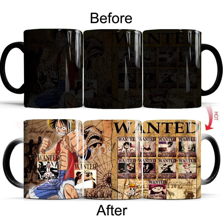 One Piece Luffy Color-Changing Mug