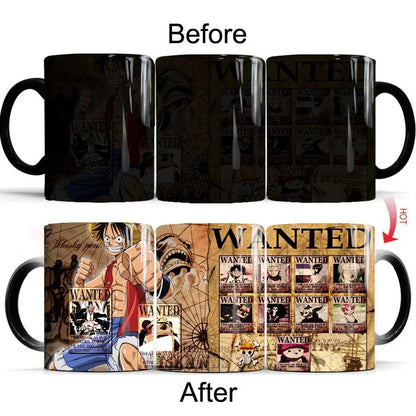 One Piece Luffy Color-Changing Mug