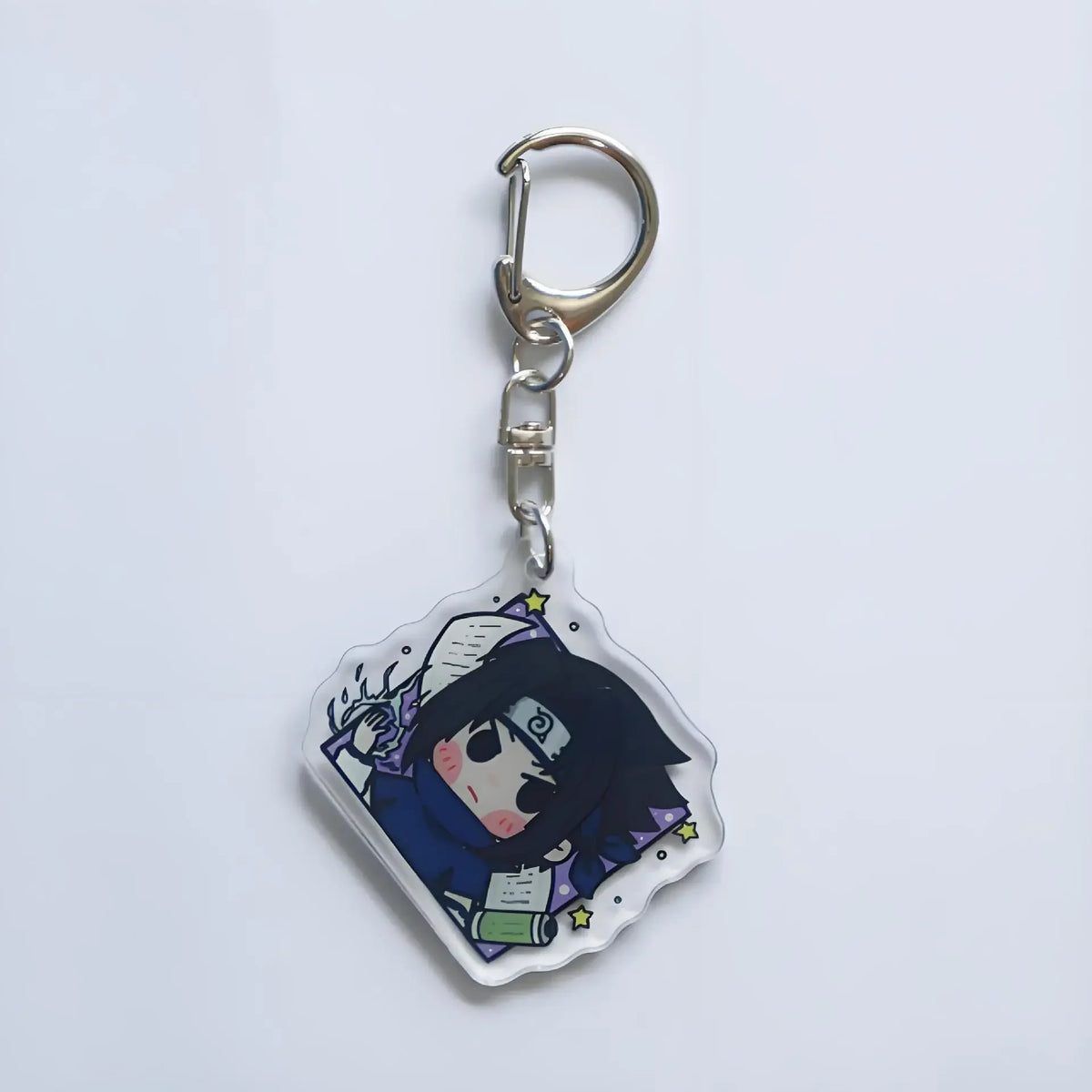 Q Version Acrylic Character Keychain Anime Decoration Collection Lovely Gift for Hinata Hyuga Naruto Uzumaki Gaara Sasuke Uchiha