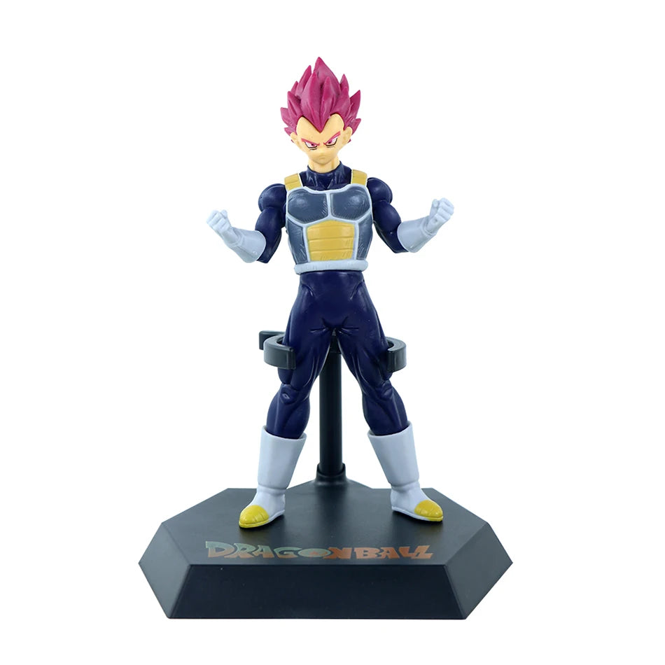 Anime Dragon Ball Z Super Saiyan Son Goku Vegeta Anime Action Figure Model Gifts Collectible Figurines for Kids 18cm