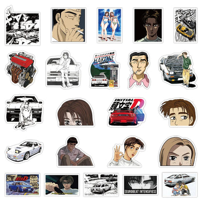 Initial D Fujiwara Takumi Stickers