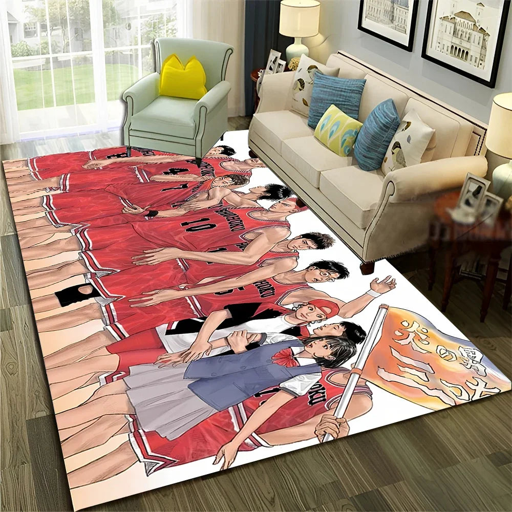 Slam Dunk Basketball Rug