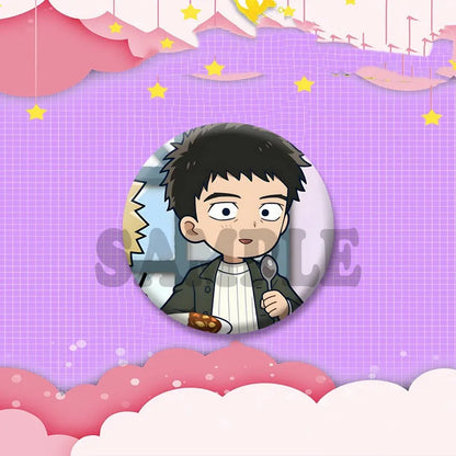 Mob Psycho 100 Character Lapel Pin
