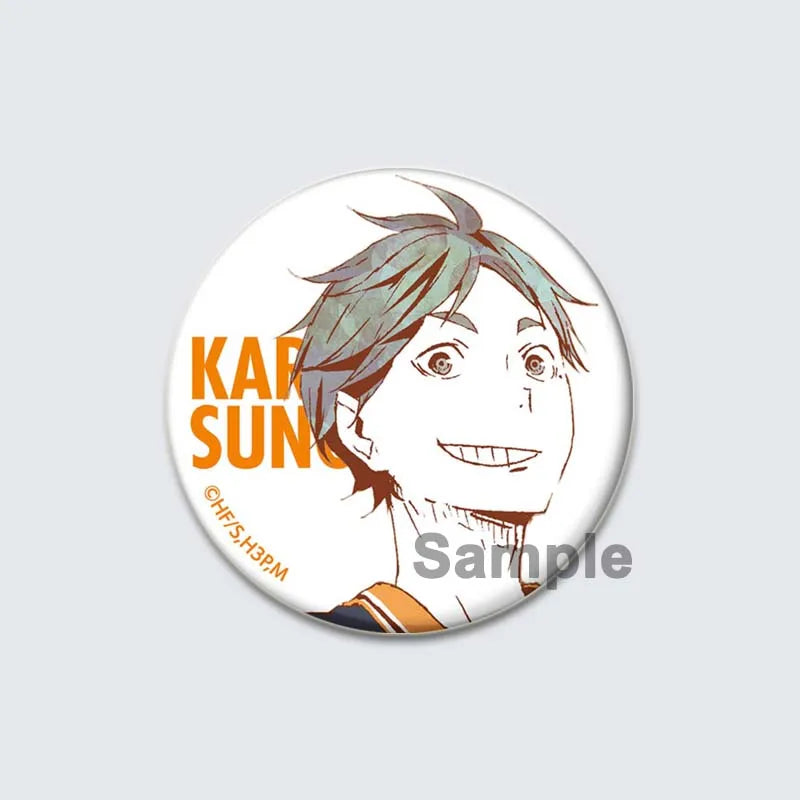 Haikyuu!! Anime Button Pins