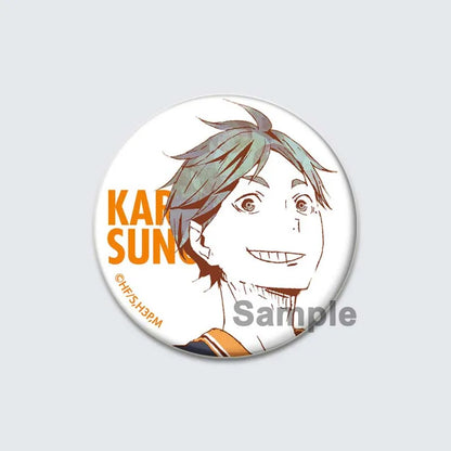Haikyuu!! Anime Button Pins