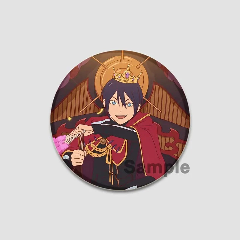 Anime Noragami Brooch Pin Cosplay Yato Yukine Cute Cartoon Badges