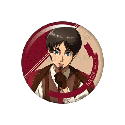 Anime Attack on Titan Eren Yeager 58mm Acrylic Stand Keychain Backpack Decoration Bag Charm Chibi Desk Decor Otaku Toy Souvenir