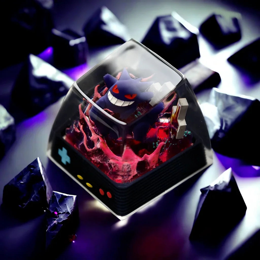 Pokemon Gengar Resin Keycaps