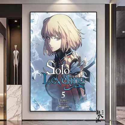 Solo Leveling Frameless Canvas Painting