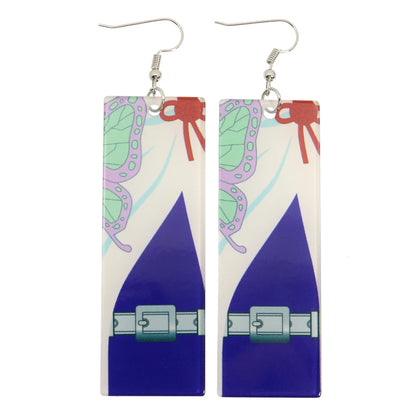 Demon Slayer Tanjiro Hanafuda Earrings