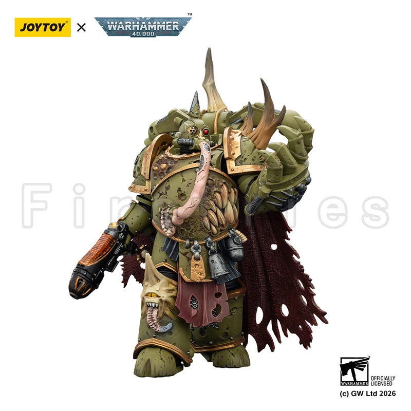 1/18 JOYTOY Action Figure 40K Death Guard Plague Marine Champion Anime Model Toy